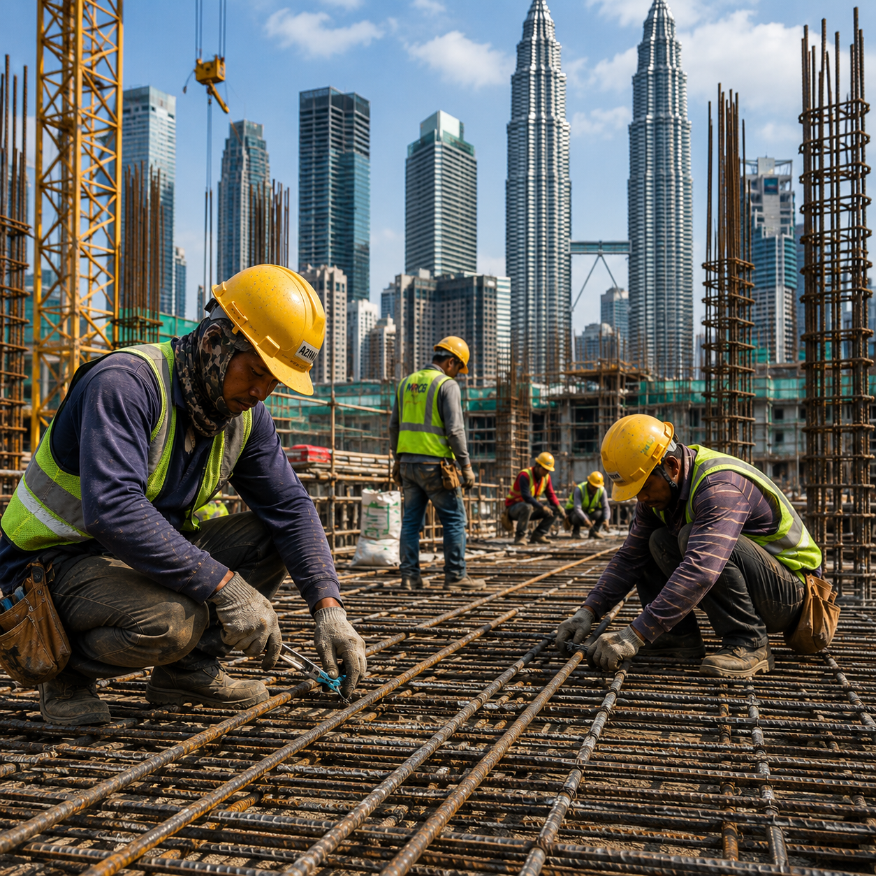 Construction worker on site